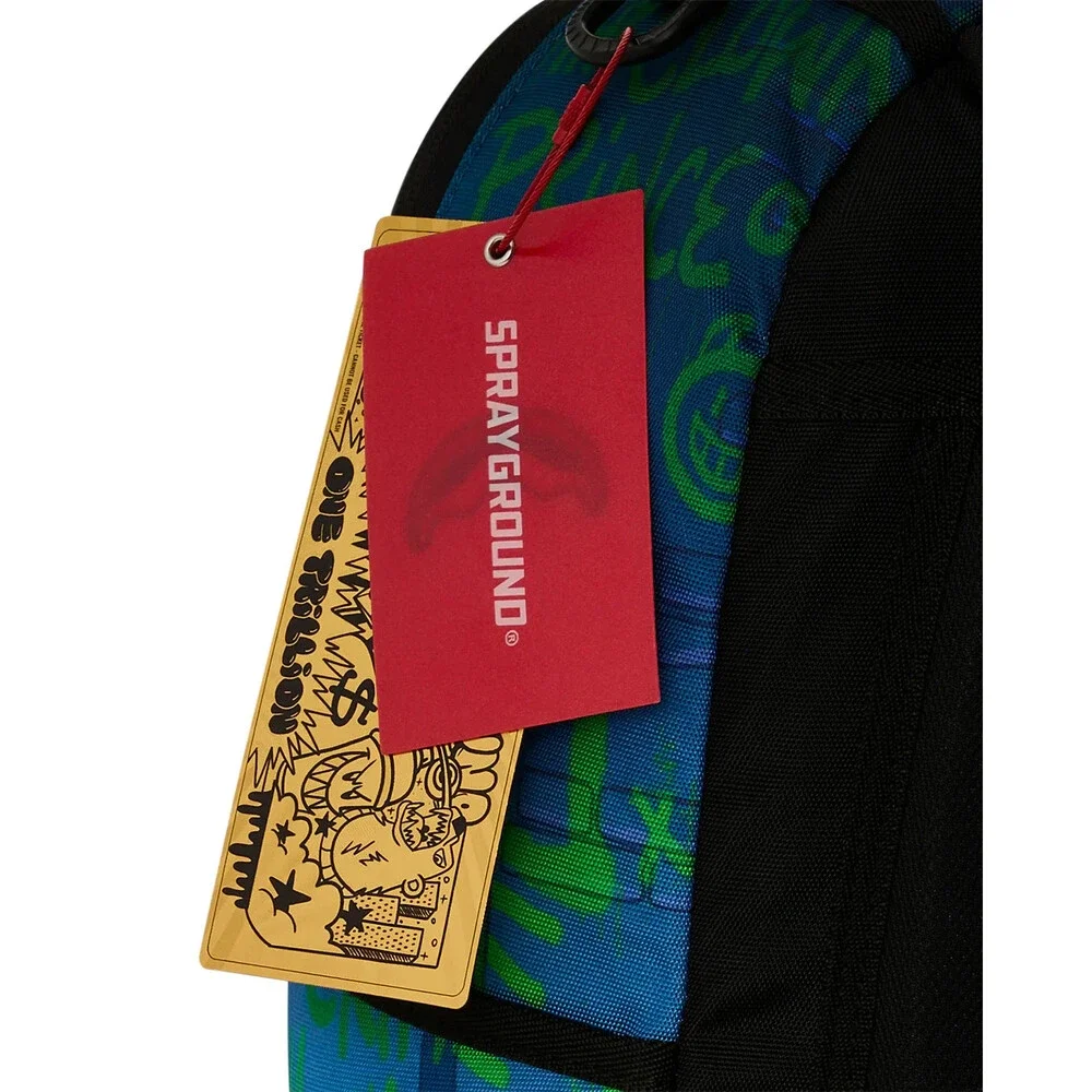Sprayground DC Joker NO Rules Backpack Unisex OS Blue Shoulder Strap Bag SPR299